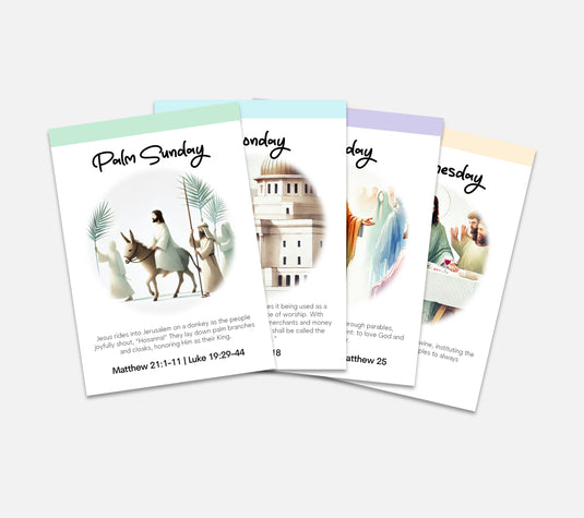 Easter "Holy Week" Hanging Card Kit