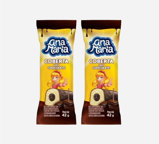 Ana Maria Chocolate Coated Sponge Cake 3oz (2ct)