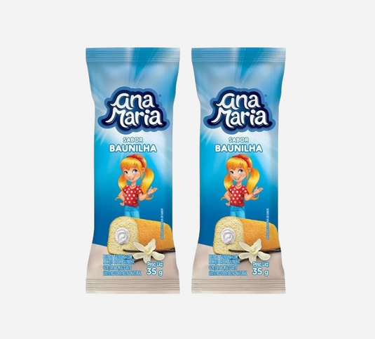 Ana Maria Golden Sponge Cake Creamy Vanilla 2.47oz (2ct)