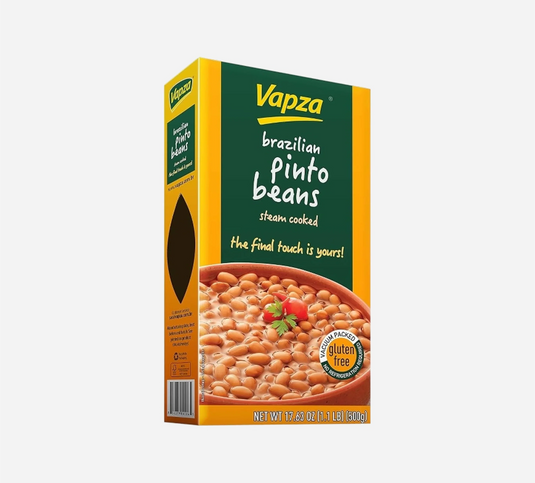 Brazilian Steamed Pinto Beans Vacuum Packed 17.63oz