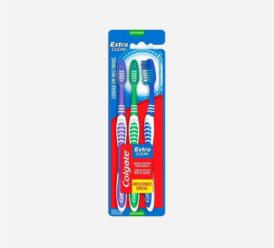Colgate Extra Clean Toothbrush (3 ct)