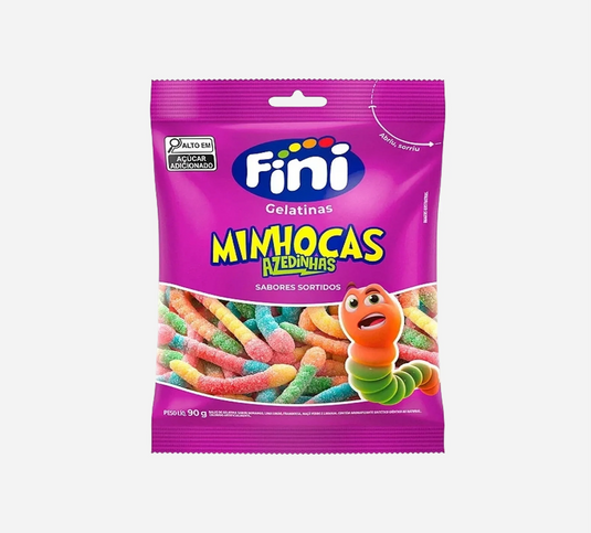 Fini Sour Gummy Worms 3.17oz