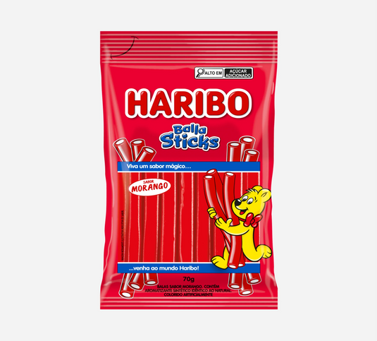 Haribo Strawberry Balla Sticks 2.8oz
