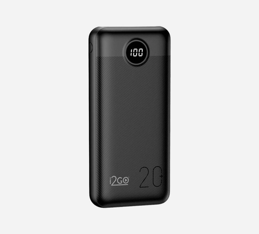 i2GO 20000mAh Power Bank 2 USB-A + 1 USB-C Port