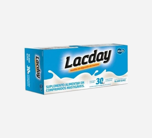 Lacday Lactase Enzyme (30 chewable tablets)