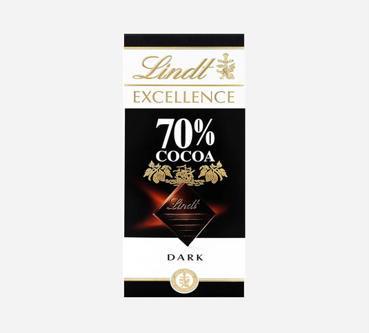 Lindt Excellence 70% Dark Chocolate Bar 3.5oz