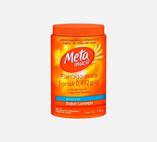 Metamucil Fiber Orange Flavor 6.14 oz