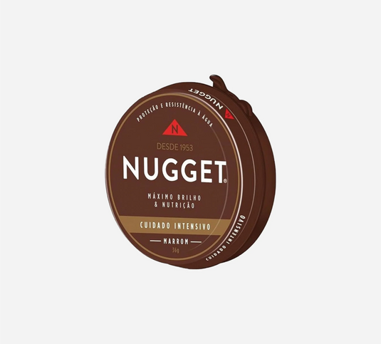Nugget Shoe Wax Polish Brown 1.27 oz