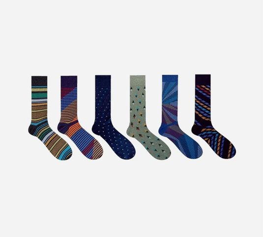 Unplugged #2 Socks for Men 6 Pairs