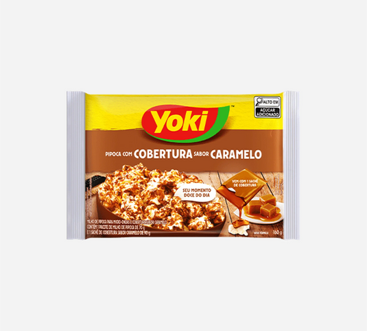 Yoki Microwaveable Caramel Popcorn 5.64oz