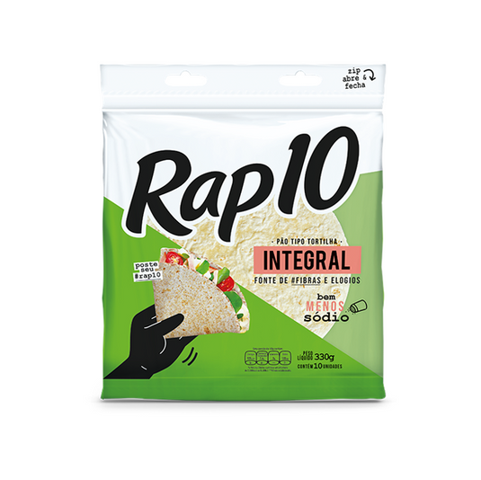 Rap10 Whole-Wheat Tortilla Pack (10ct)